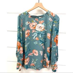 LOFT FLORAL BLOUSE